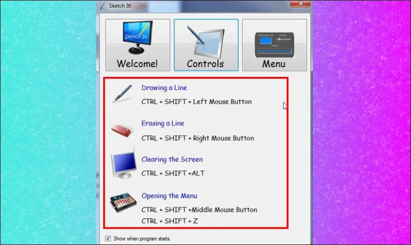 C&aacute;ch d&ugrave;ng Sketch It vẽ trực tiếp l&ecirc;n m&agrave;n h&igrave;nh m&aacute;y t&iacute;nh
