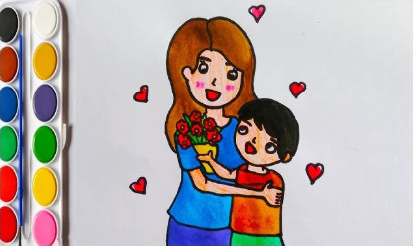 H&igrave;nh ảnh 2 mẹ con