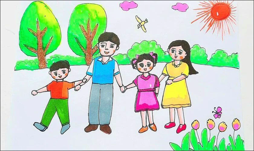 H&igrave;nh ảnh gia đ&igrave;nh y&ecirc;u thương