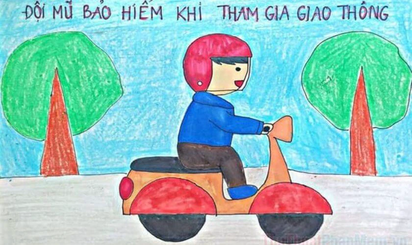 Tranh ảnh được vẽ bởi học sinh