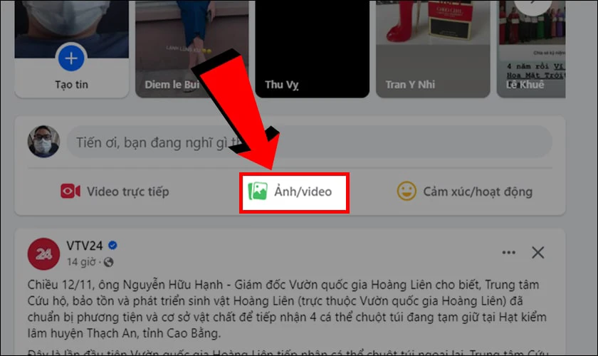 C&aacute;ch đăng caption cho từng ảnh Facebook tr&ecirc;n m&aacute;y t&iacute;nh