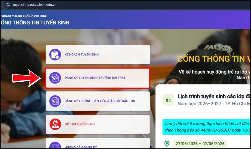 Cách xác nhận nhập học trực tuyến tuyển sinh đầu cấp lớp 1, 6