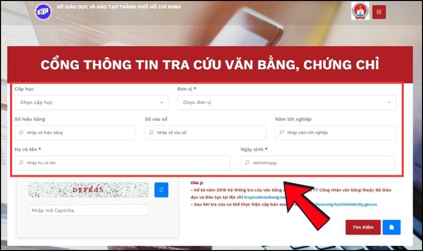 Cách tra cứu bằng tốt nghiệp THPT chính thức