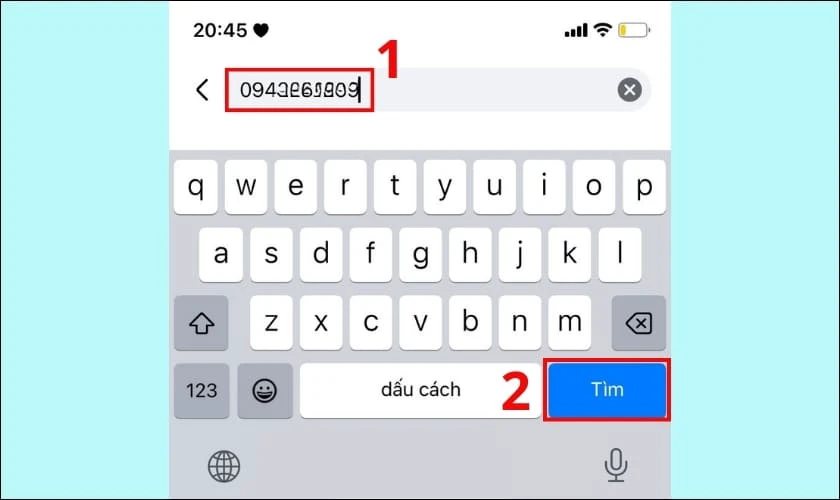 Sử dụng Facebook để kiểm tra số điện thoại của m&igrave;nh