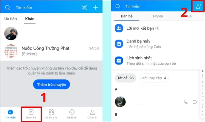 D&ugrave;ng Zalo để kiểm tra số điện thoại tr&ecirc;n m&aacute;y