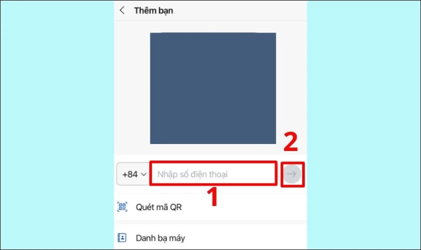 Tiến h&agrave;nh nhập số điện thoại v&agrave;o v&agrave; nhấn n&uacute;t T&igrave;m