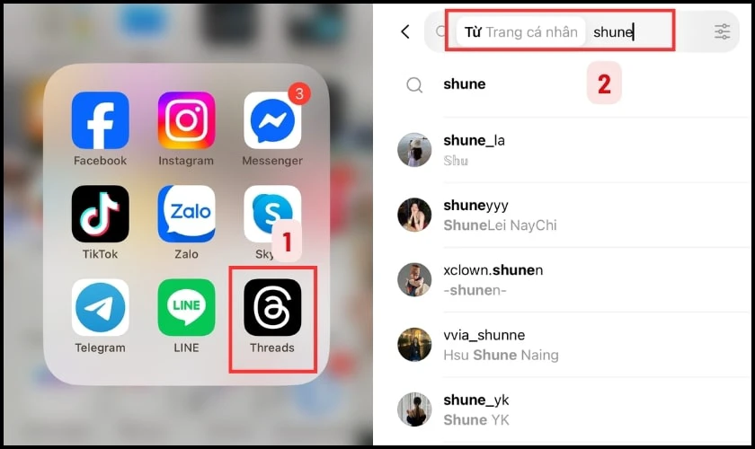 C&aacute;ch xem Threads ri&ecirc;ng tư đơn giản nhất