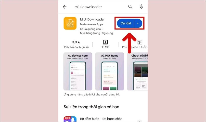 Vào cửa hàng Google Play trên điện thoại