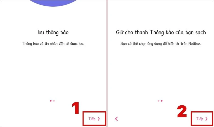 Bấm vào Tiếp theo 2 lần