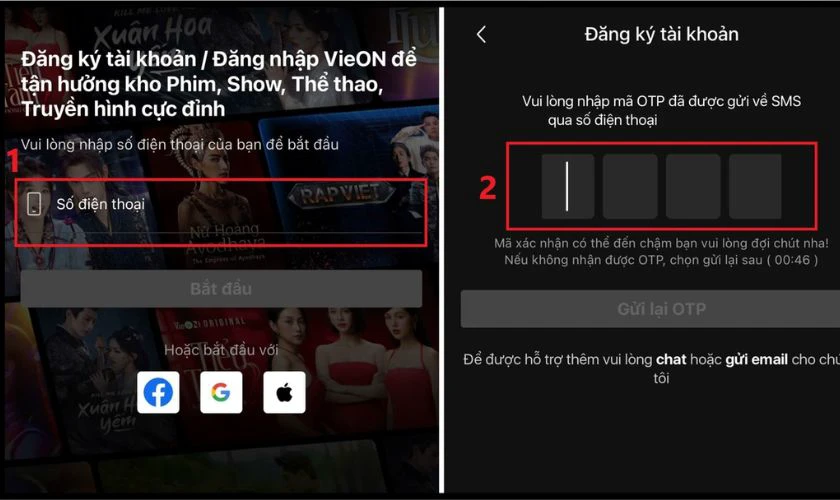 Bạn c&oacute; thể đăng k&yacute; bằng email, số điện thoại, t&agrave;i khoản Google hoặc Facebook