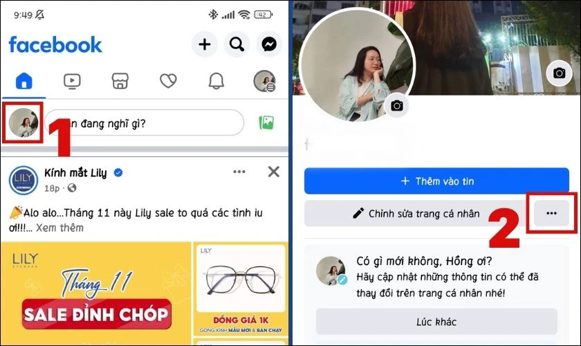 Sử dụng tính năng quản lý bài viết để xóa trên điện thoại