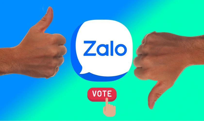 Có thể chọn lại bình chọn Zalo đã xóa không