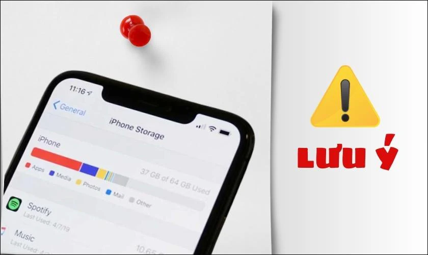 Một số lưu &yacute; sử dụng dữ liệu hệ thống tr&aacute;nh bị đầy