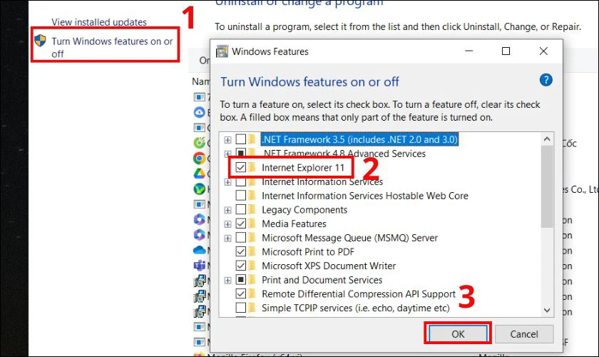 C&aacute;ch tải lại tr&igrave;nh duyệt Internet Explorer tr&ecirc;n Windows