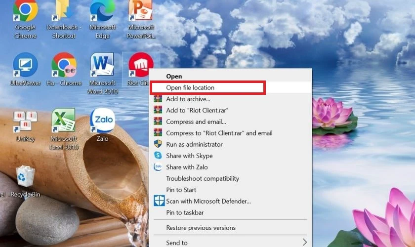 C&aacute;ch x&oacute;a Riot Client Win 10