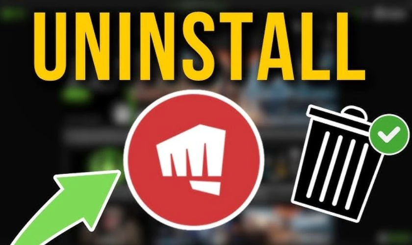 Lưu &yacute; khi x&oacute;a Riot Client tr&ecirc;n Win 11