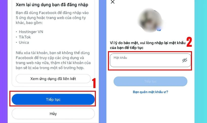 C&aacute;ch x&oacute;a t&agrave;i khoản Facebook vĩnh viễn tr&ecirc;n Samsung