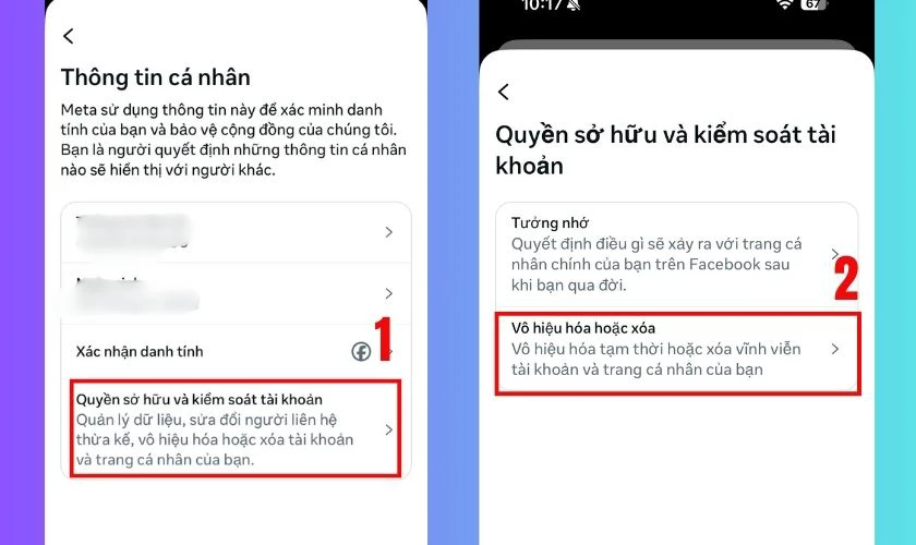C&aacute;ch x&oacute;a t&agrave;i khoản Facebook vĩnh viễn tr&ecirc;n iPhone