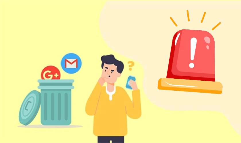 Lưu ý khi xóa tài khoản Google trên điện thoại OPPO