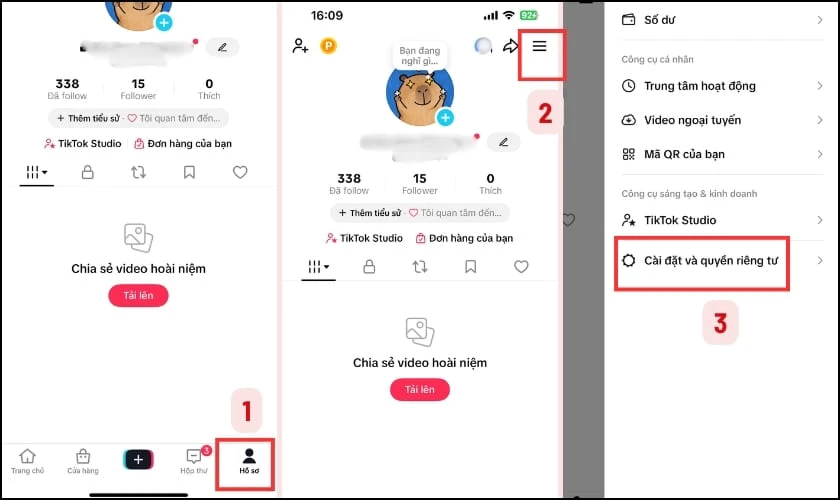 Cách xóa tài khoản TikTok tạm thời đơn giản