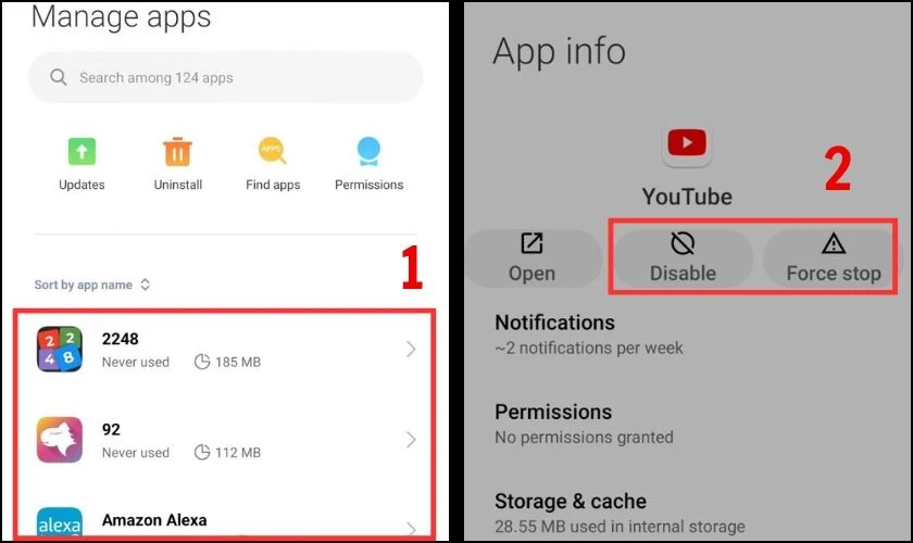 Cách xóa ứng dụng mặc định trên Xiaomi bằng cách vô hiệu hóa