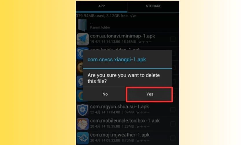 Cách xóa ứng dụng mặc định