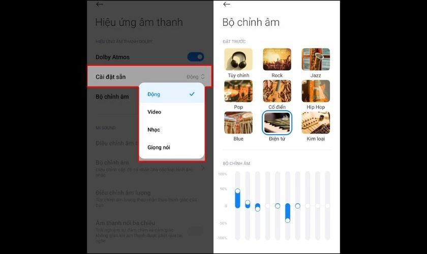 Điều chỉnh âm thanh phù hợp với nhu cầu và sở thích của bạn một cách dễ dàng