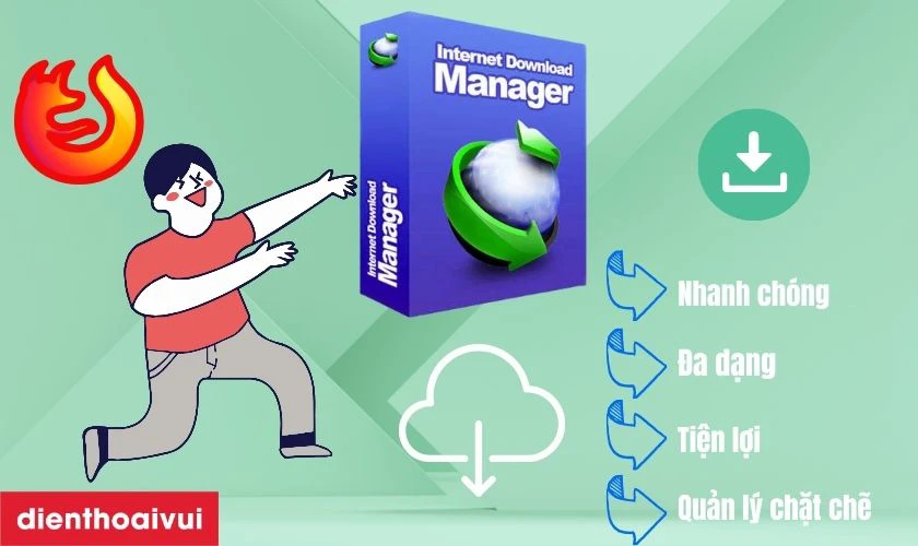 IDM l&agrave; g&igrave;? Lợi &iacute;ch khi c&agrave;i IDM cho Firefox