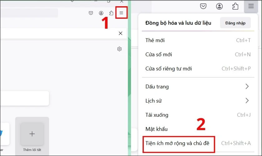 Download IDM cho Firefox