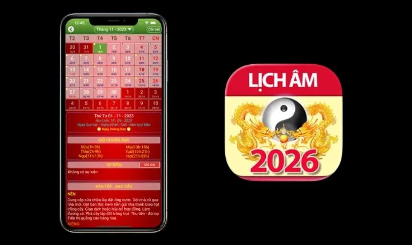 Lịch Âm - Lịch Vạn Niên - Hỗ trợ xem ngày tốt xấu