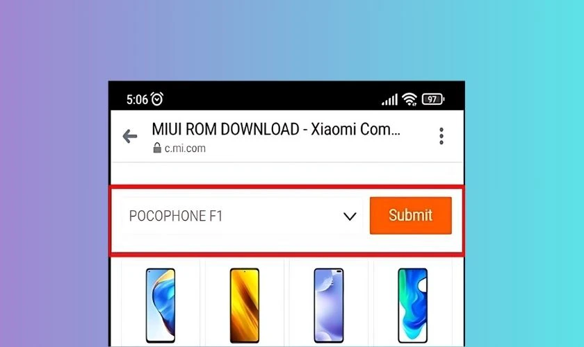 Cập nhật ROM cho điện thoại Xiaomi mà không cần sử dụng máy tính