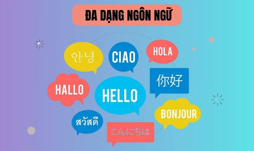 ROM quốc tế thường đi kèm với khả năng hỗ trợ nhiều ngôn ngữ khác nhau