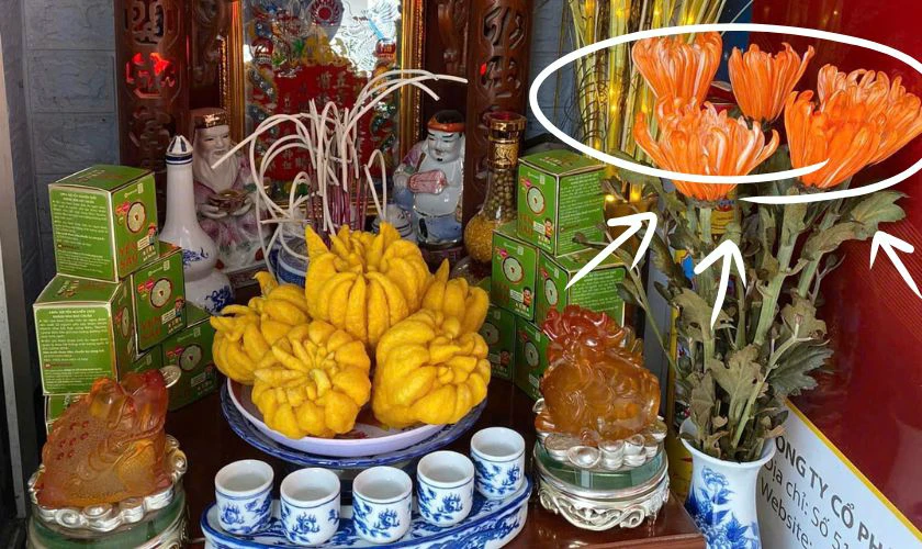 Cắm hoa cúng Thần Tài bao nhiêu bông để hút tài lộc?