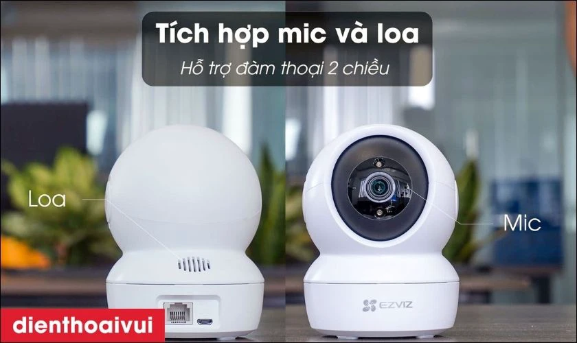 T&iacute;nh năng nổi bật của camera IP hồng ngoại kh&ocirc;ng d&acirc;y 2.0 Megapixel Ezviz C6N 1080p