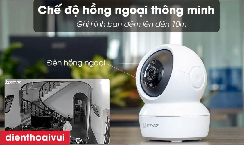 T&iacute;nh năng nổi bật của camera IP hồng ngoại kh&ocirc;ng d&acirc;y 2.0 Megapixel Ezviz C6N 1080p