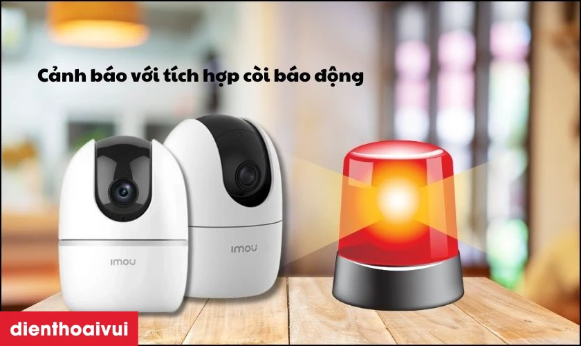 Cảnh b&aacute;o với t&iacute;ch hợp c&ograve;i b&aacute;o động