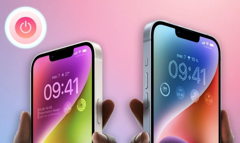 Khởi động lại iPhone