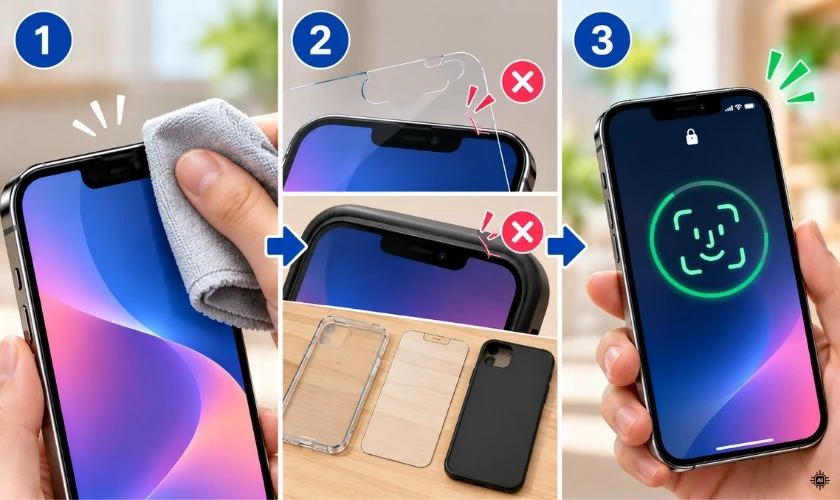 Cách sửa camera TrueDepth Face ID đã bị tắt