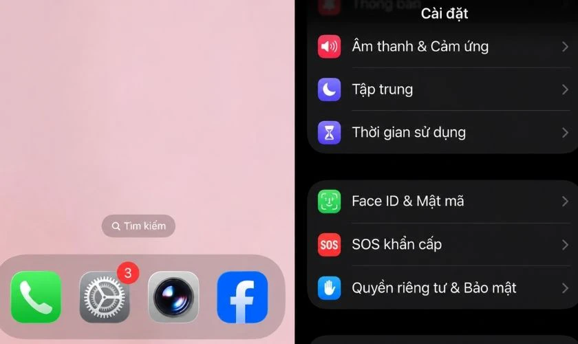 Kiểm tra cài đặt Face ID trên iPhone