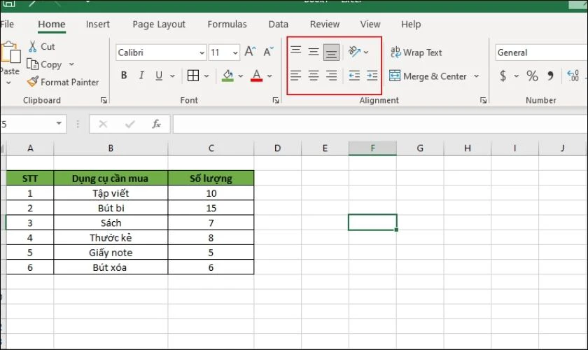 Chọn c&aacute;c n&uacute;t biểu thị cho c&aacute;c mẫu căn lề cơ bản trong Excel