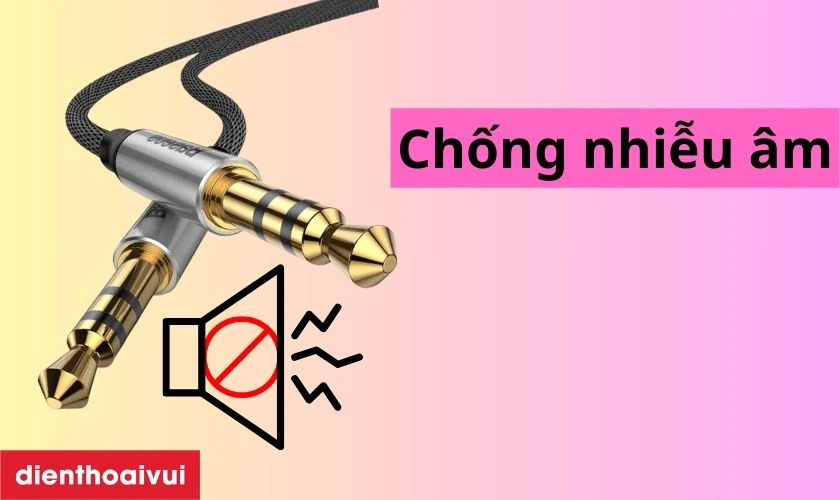 Cáp âm thanh Baseus Yiven M30 1.5M được thiết kế với chất liệu đồng cao cấp