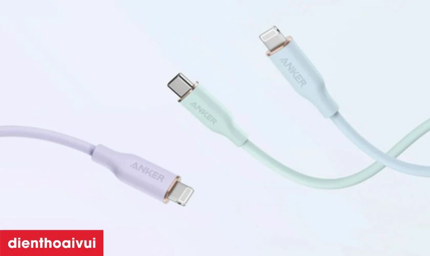 Đặc điểm của C&aacute;p Anker Powerline Flow III USB-C to Lightning (3FT/0.9M) A8662
