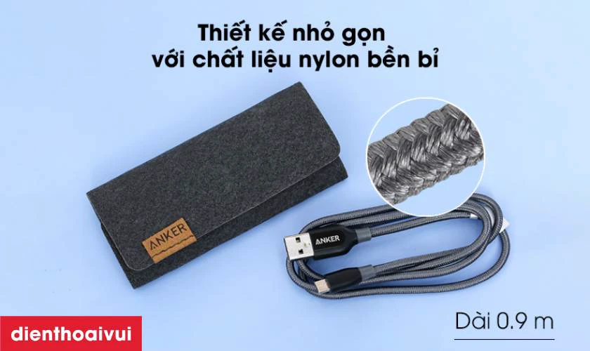 Đặc điểm nổi bật của c&aacute;p Anker Powerline micro USB (3FT/0.9M) A8142