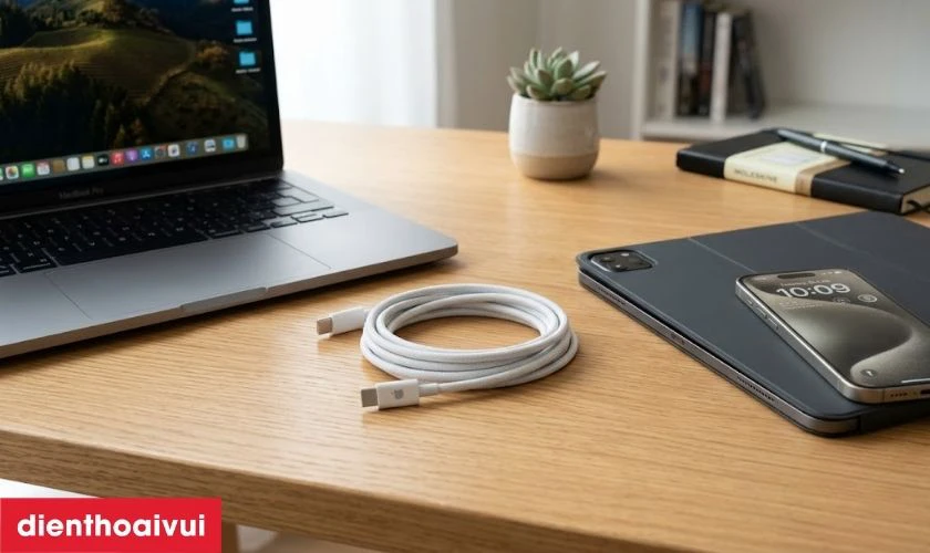 Những thiết bị n&agrave;o ph&ugrave; hợp với c&aacute;p Apple MYQT3ZA/A?