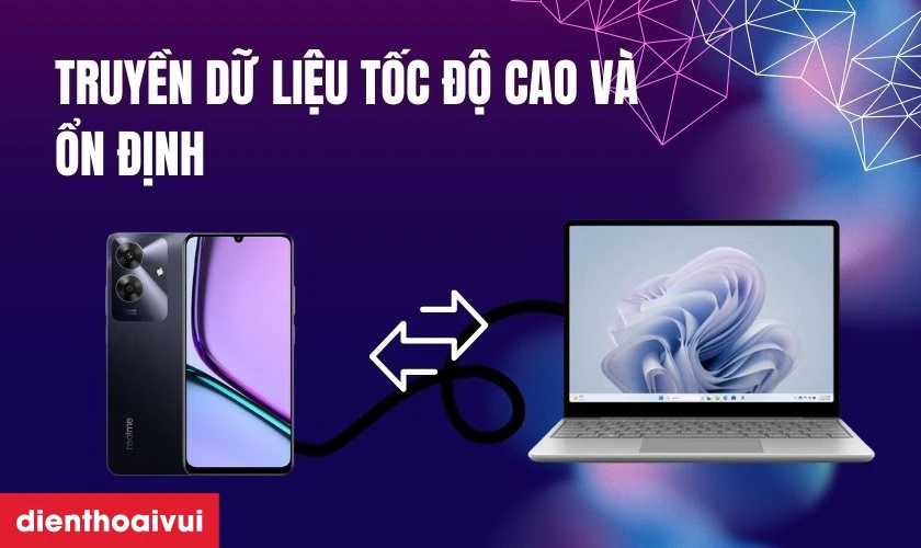 Truyền dữ liệu tốc độ cao v&agrave; ổn định