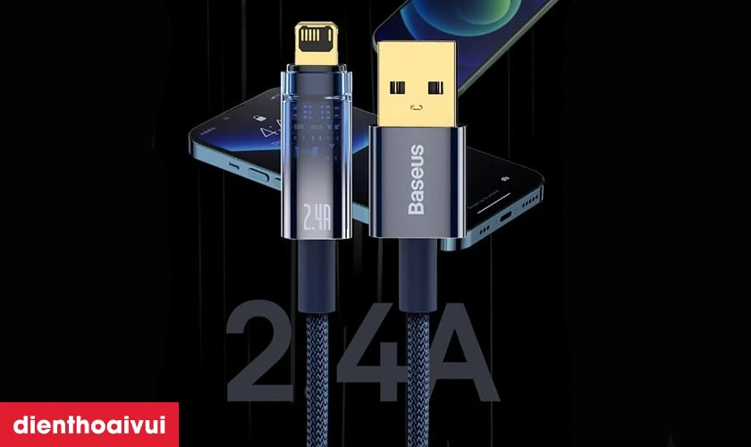 C&aacute;p Baseus Explorer Series Tự Ngắt Lightning 2.4A 1m c&oacute; g&igrave; nổi bật?