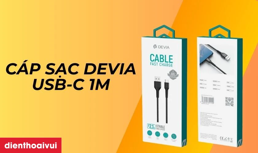 C&aacute;p Devia Gracious Series USB-C 1m