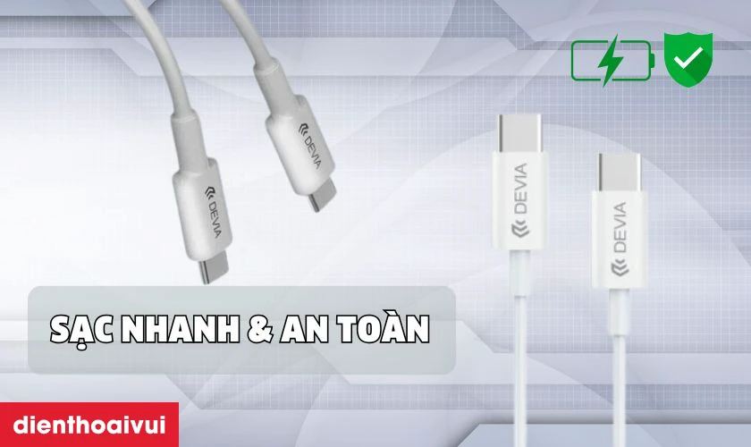 Sạc nhanh v&agrave; an to&agrave;n