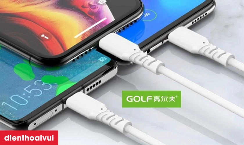Điểm mạnh của sản phẩm c&aacute;p Golf 3 In 1 sạc nhanh 3A GC 85 d&agrave;i 1m
