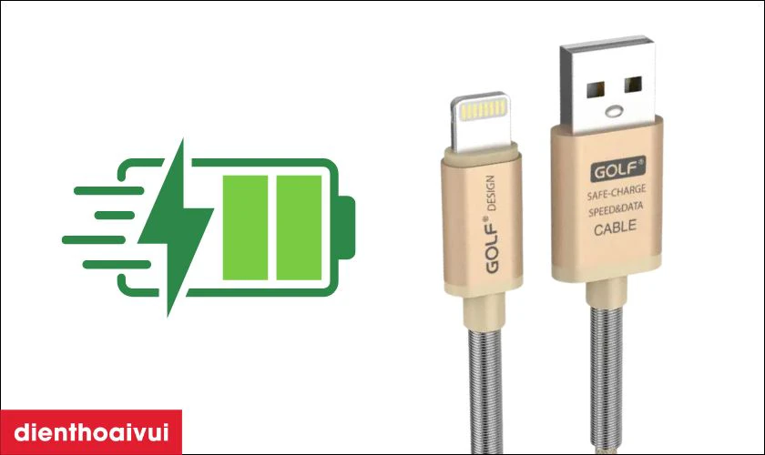 Đảm bảo tốc độ sạc ổn định, truyền dữ liệu nhanh ch&oacute;ng